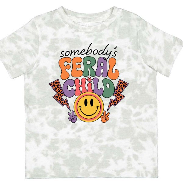 Somebody's Feral Child YOUTH Graphic Tee Shirt