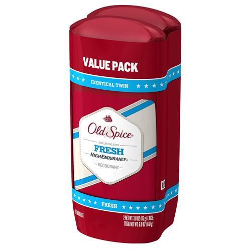 Old Spice High Endurance Long Lasting Stick Mens Deodorant, Fresh Scent - 3.0 Oz Ea