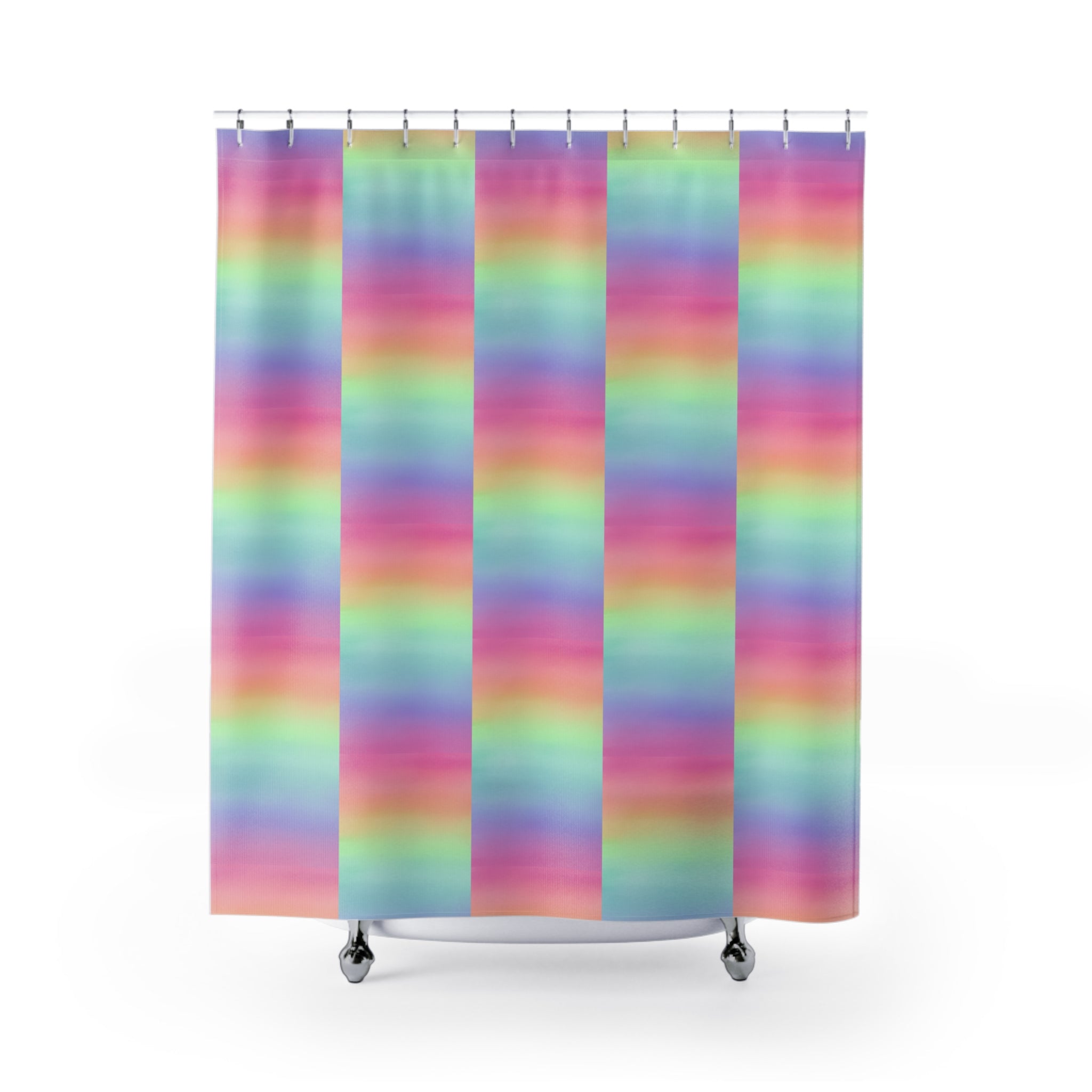 Bespattered Facade Prismatic Shower Curtain