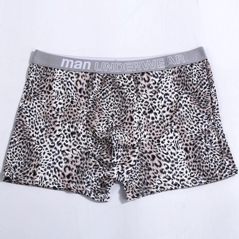 Men's Loose Leopard Print Comfortable Underwear
