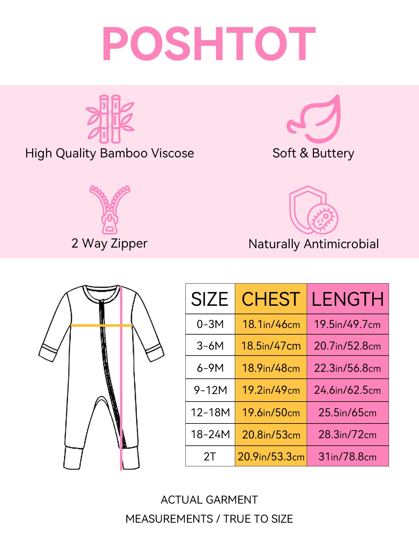 PoshTOT Sanrio Hello Kitty Red Bamboo Baby Convertible Zippy Romper