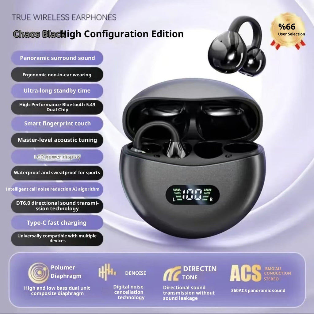 Berlin Sound Ear Clip Wireless Bluetooth Headphones