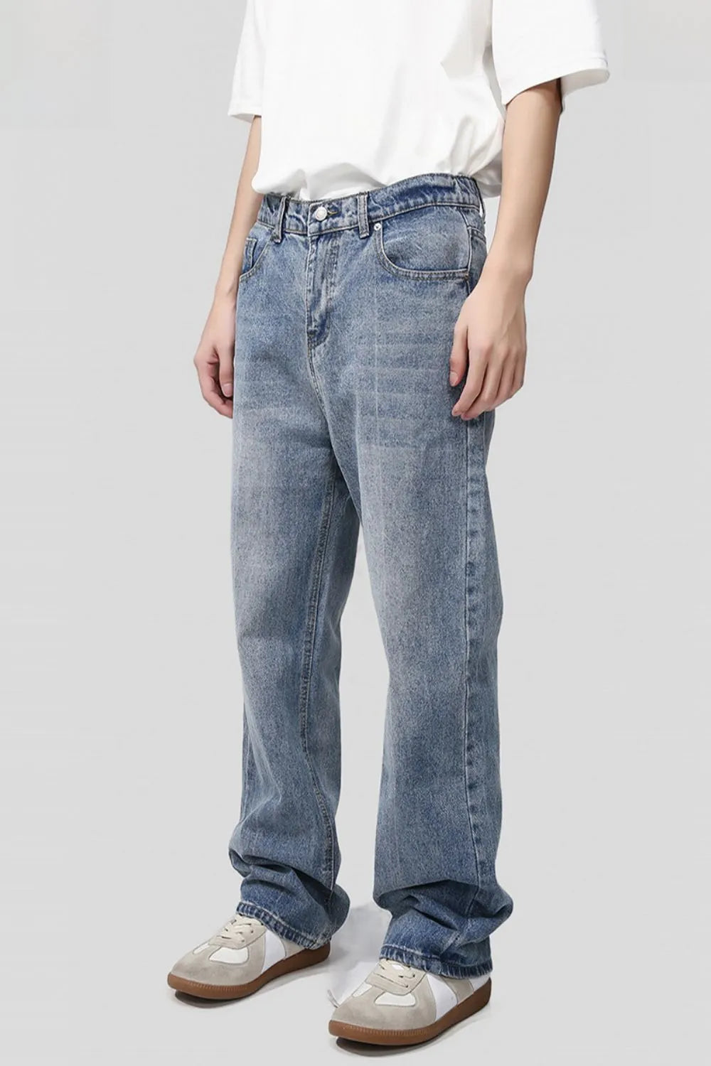Baggy Jeans with Pockets - Japanese Denim