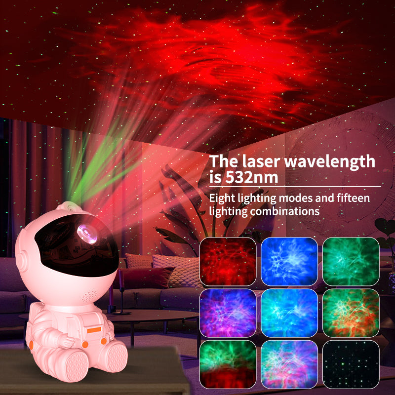 Astronaut Galaxy Projector, Star Projector Galaxy Light, Night Light for Kids, Nebula Ceiling LED Lamp, Room Decor, with  Remote, Gifts for Birthdays