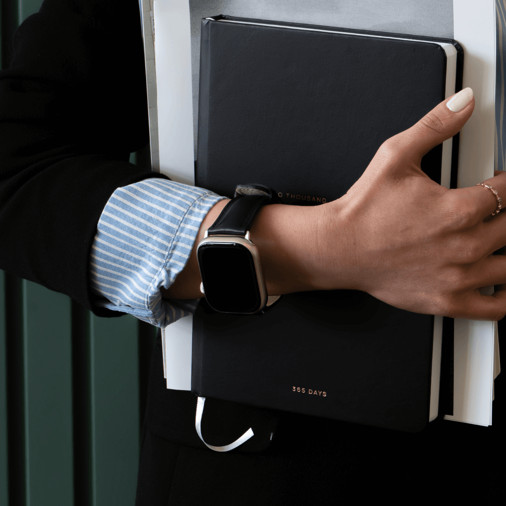 Apple Watch Yellow Leather Strap - Boston