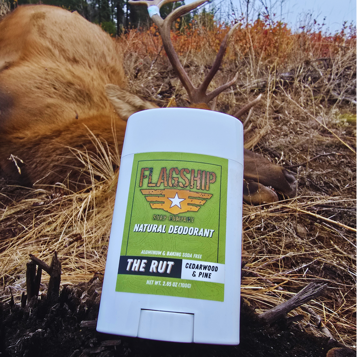 The Rut Cedarwood and Pine Natural Deodorant