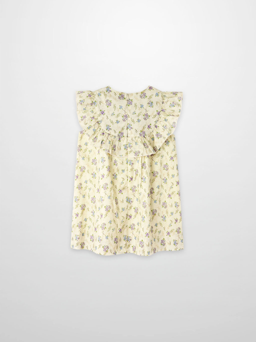Ivory Flower Dress - Sleeveless