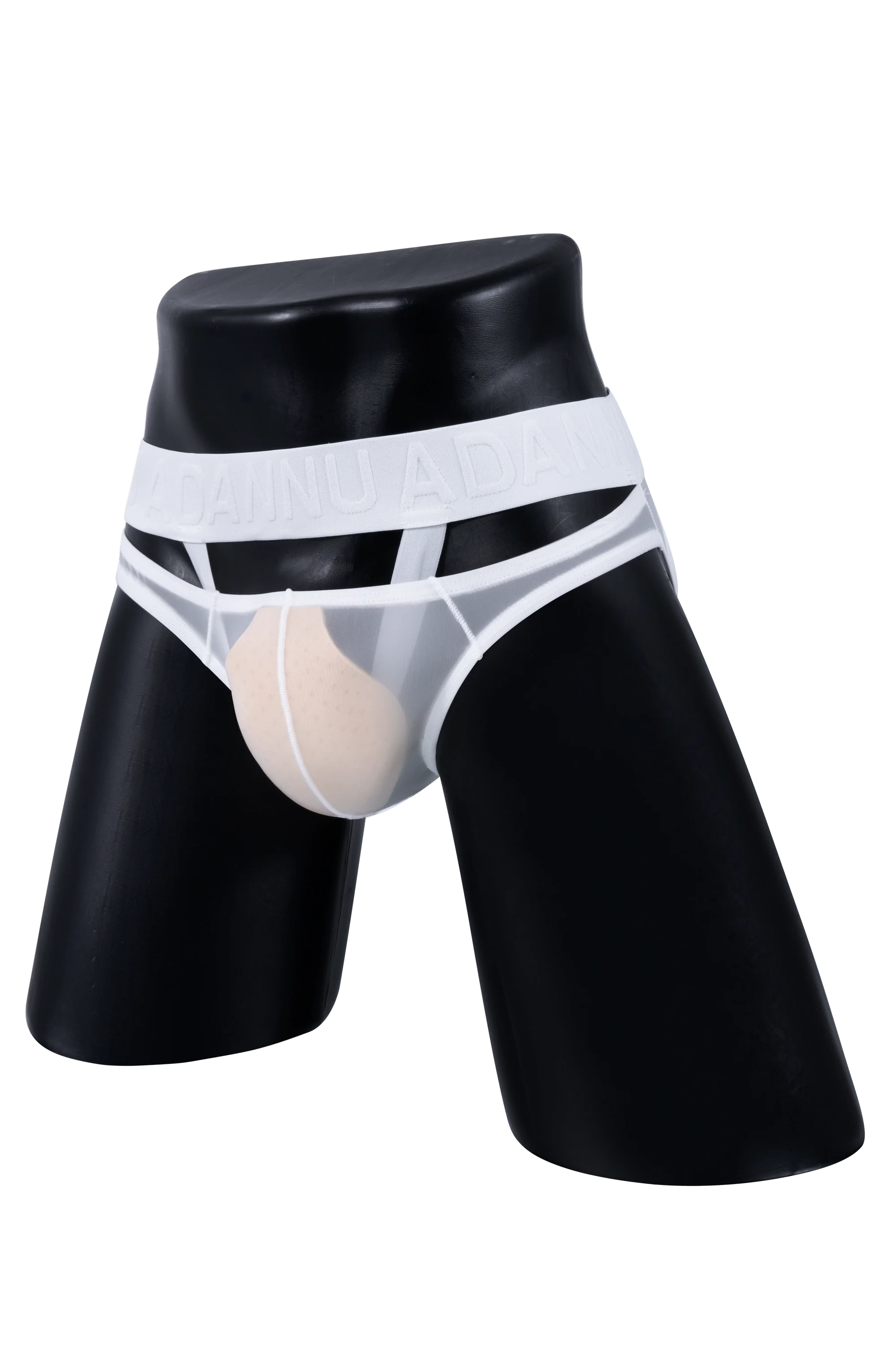 Men’s Sexy Sheer Thong with Ring & Strap Design