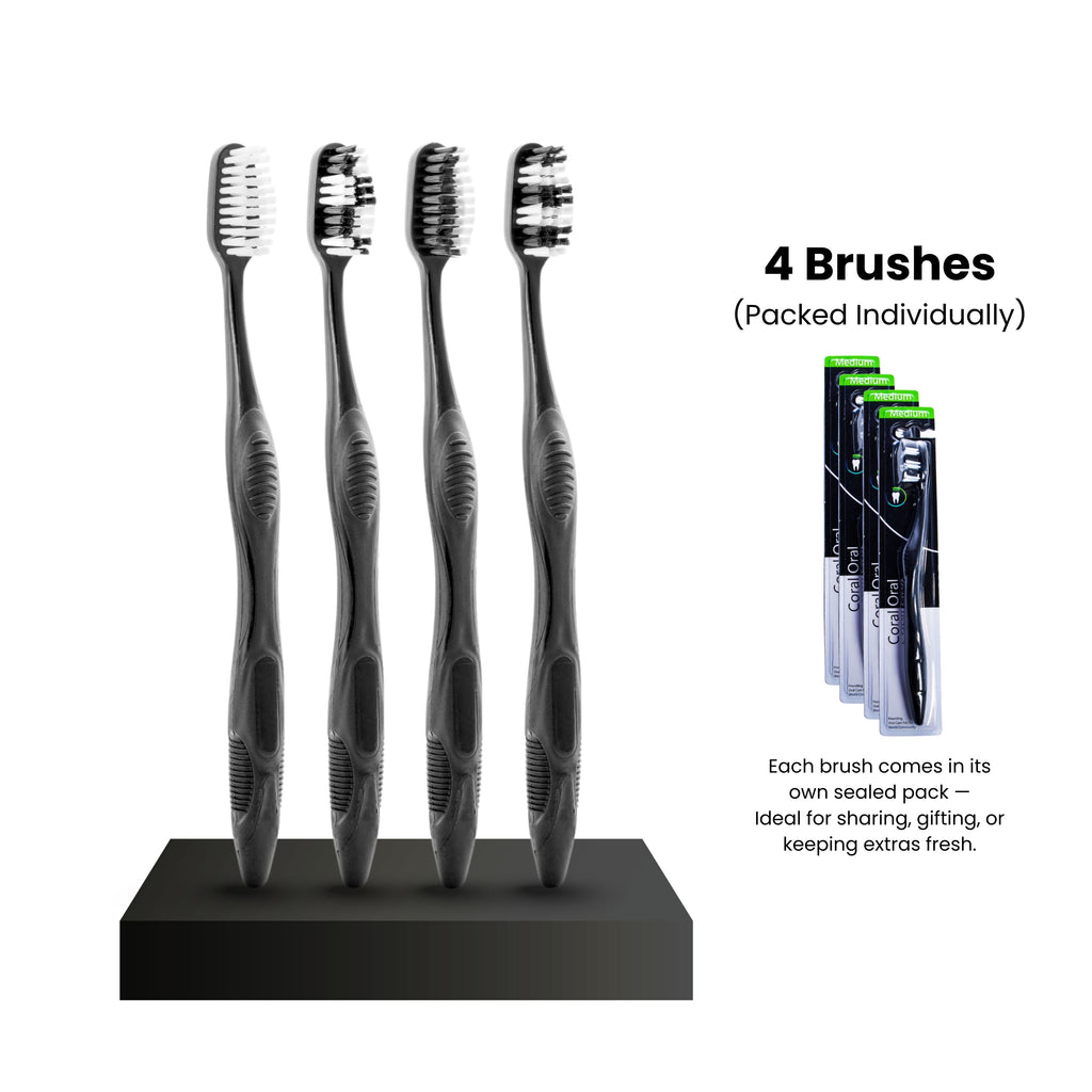 (4) Single-Pack Toothbrushes
