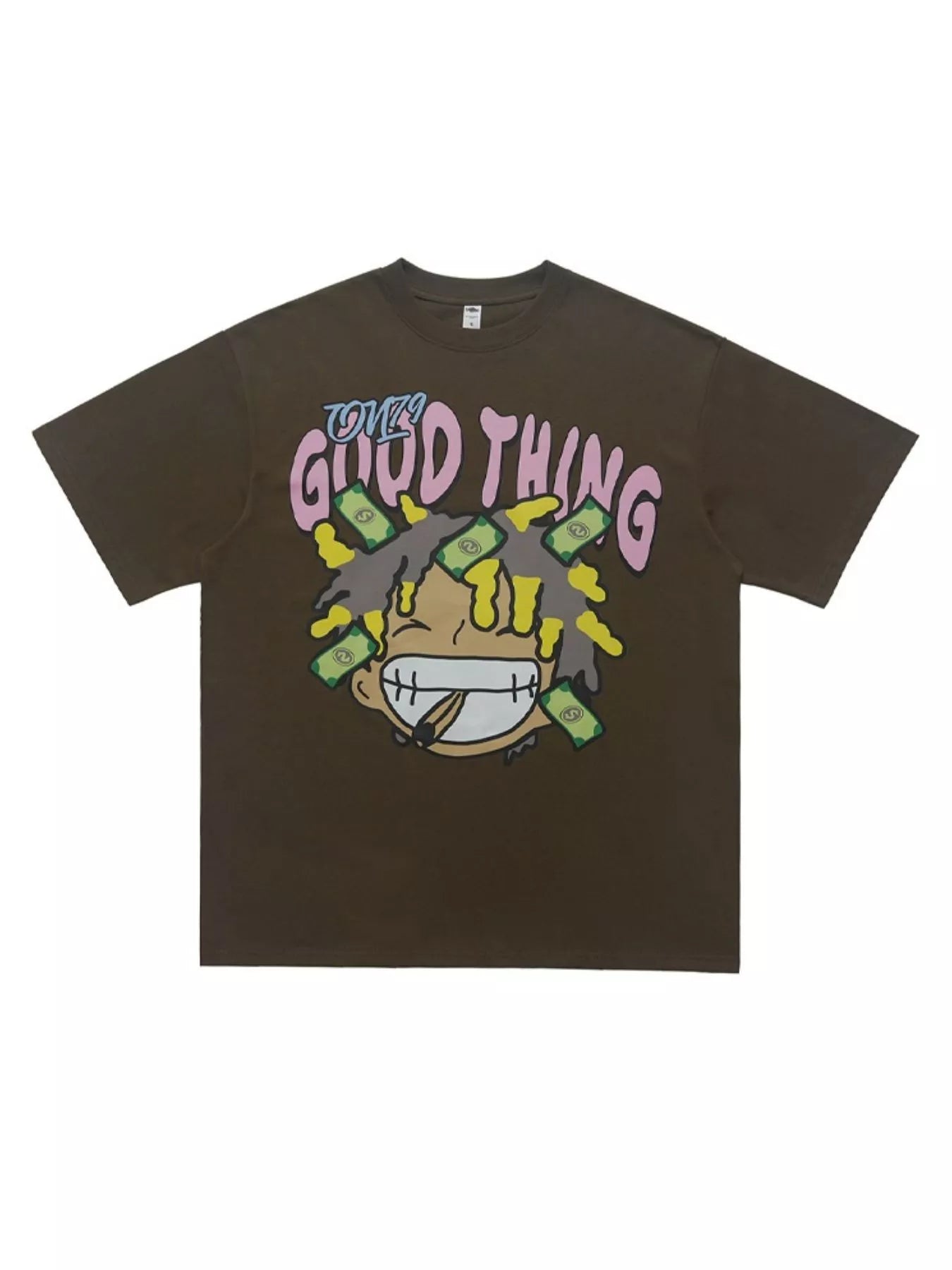 Men's Graphic Round Neck Casual T-Shirt