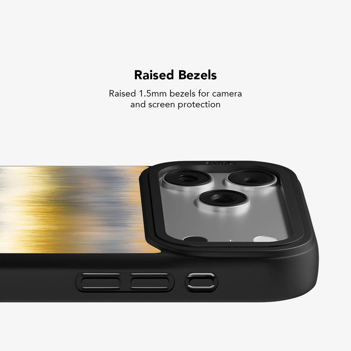 Golden Horizon | Digital Art iPhone Case