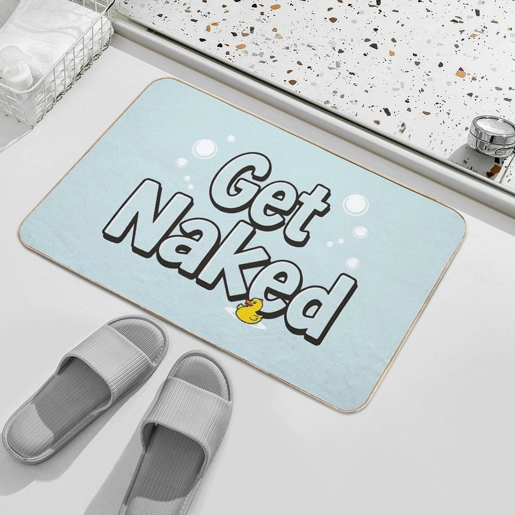 Get Naked - Fun Bathroom  Stain-Proof Bath Mat