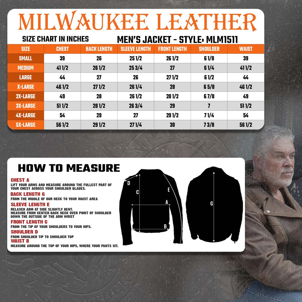 Men's Vintage Crazy Horse Brown Leather Jacket w/ Removable Hoodie