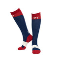 High Performance Riding Socks - Navy and Red