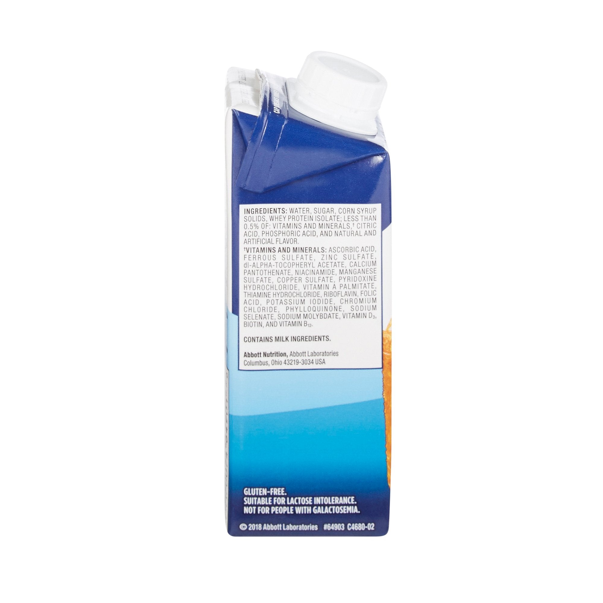 Ensure® Clear Therapeutic Nutrition, Apple, 8-ounce carton 64903