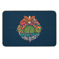 Aerial Rainbow  Blue  Toxin-Free Bath Mat