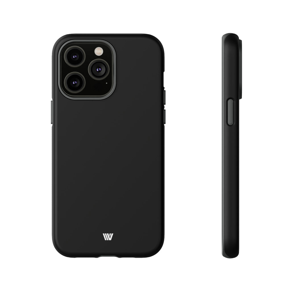 JET BLACK | Tough Phone Case