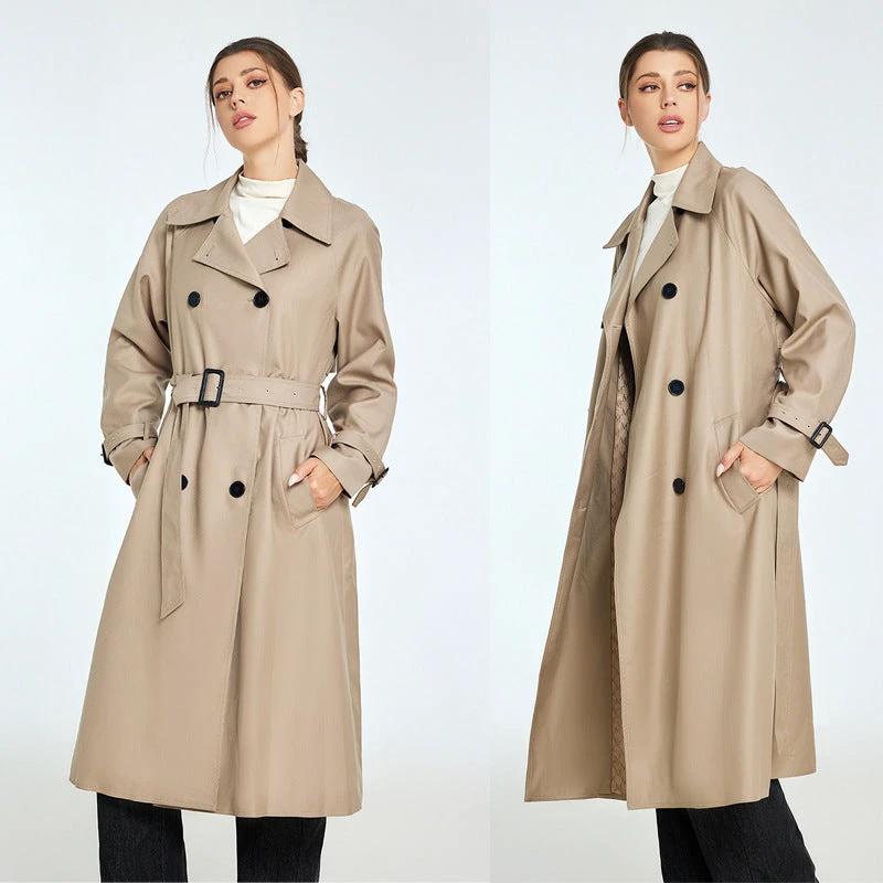 Trench Autumn And Winter Women's Mid-length High-grade Sense Petite Coats