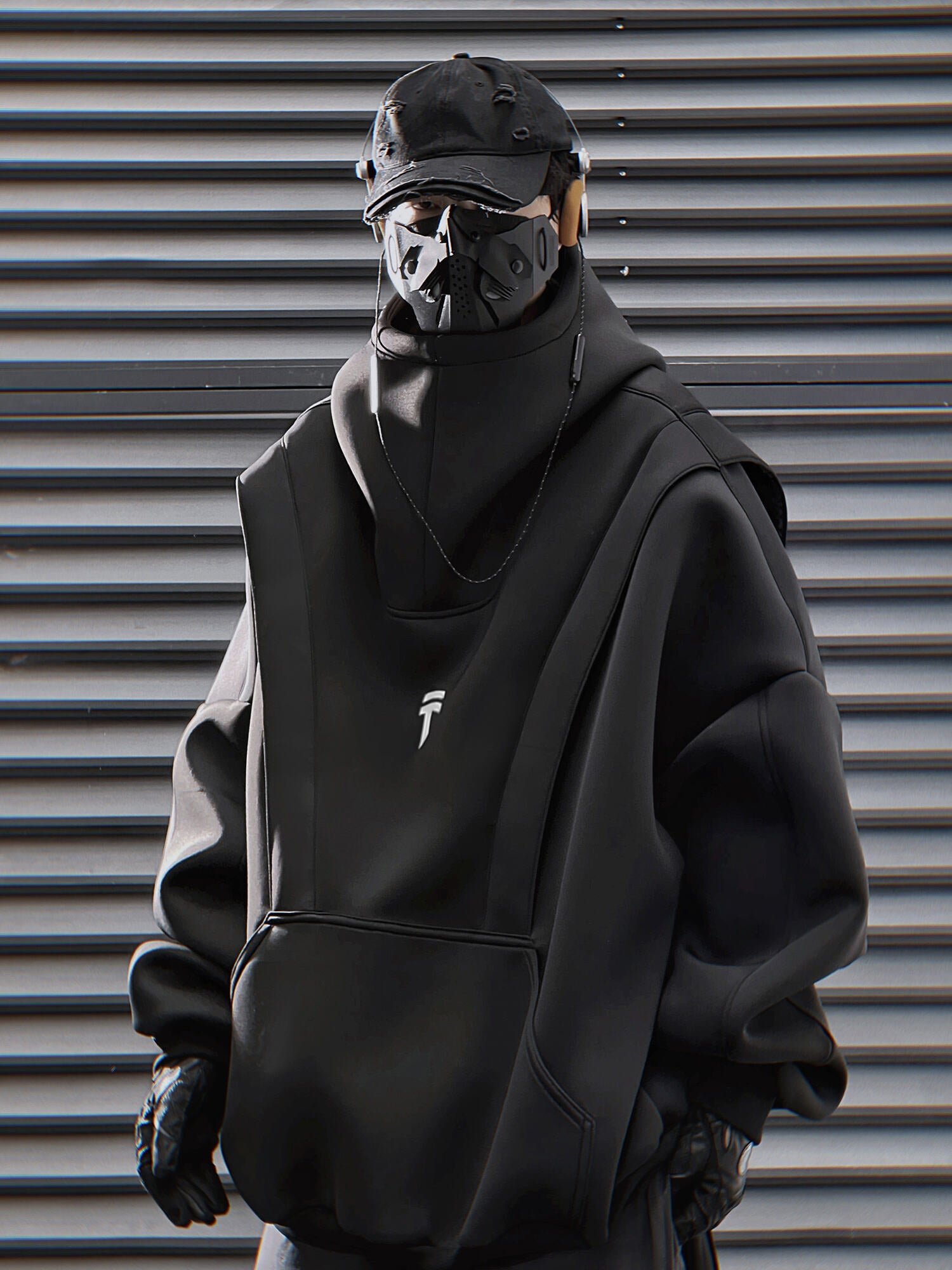 HiH50 Black Nexus Hoodie