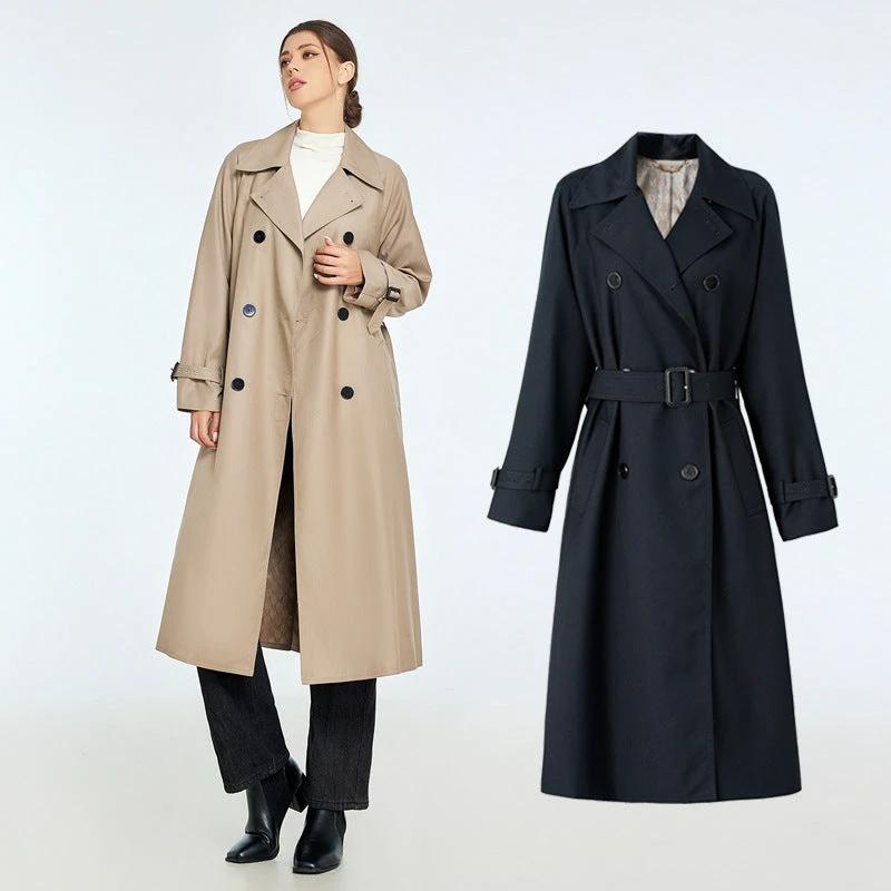 Trench Autumn And Winter Women's Mid-length High-grade Sense Petite Coats