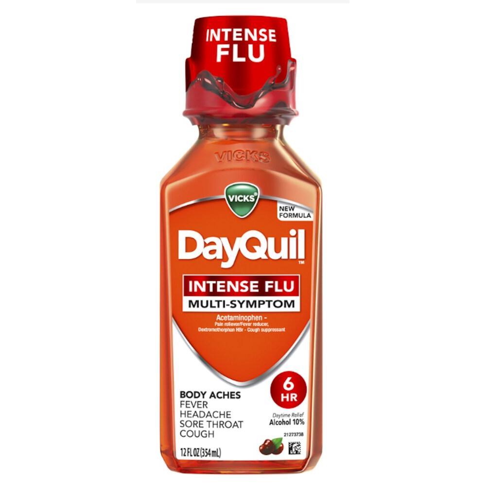 Vicks DayQuil Intense Flu Multi-Symptom Liquid Medicine