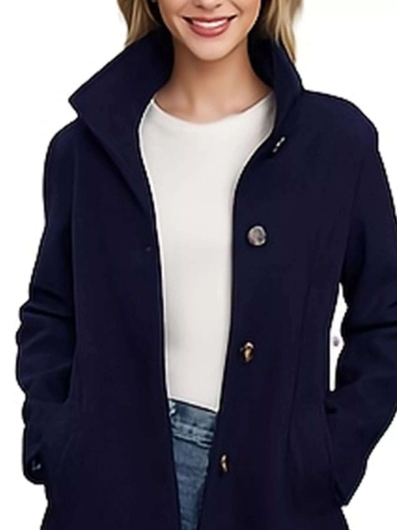 Button-Down Long Sleeve Outerwear