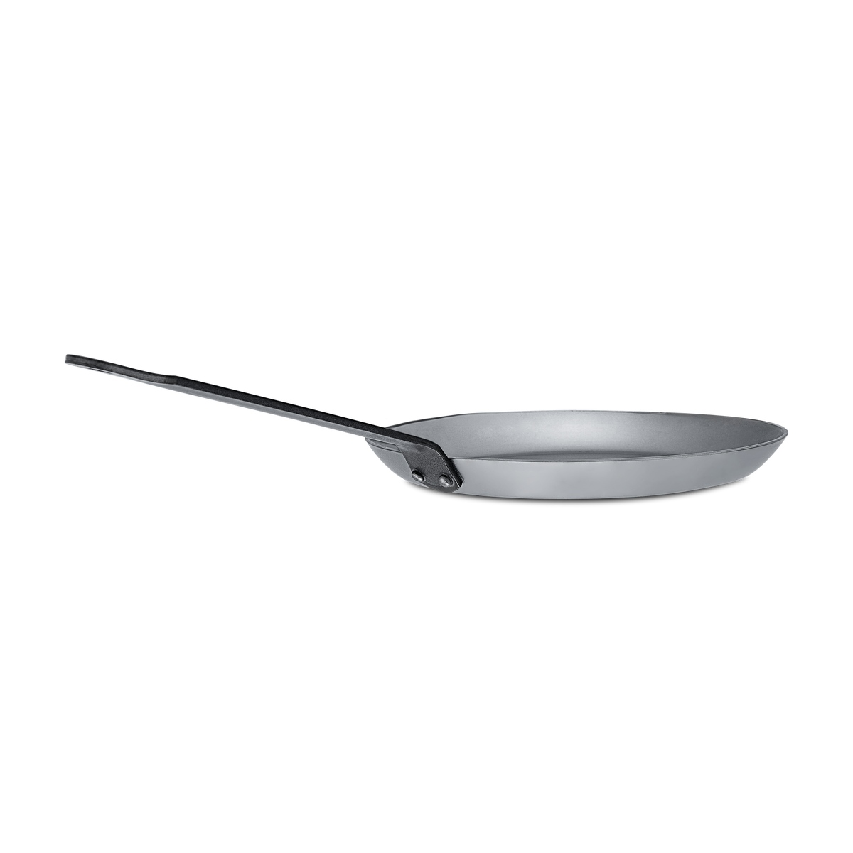 Mauviel 1830 M'STEEL Black Carbon Steel Crepe Pan With Iron Handle