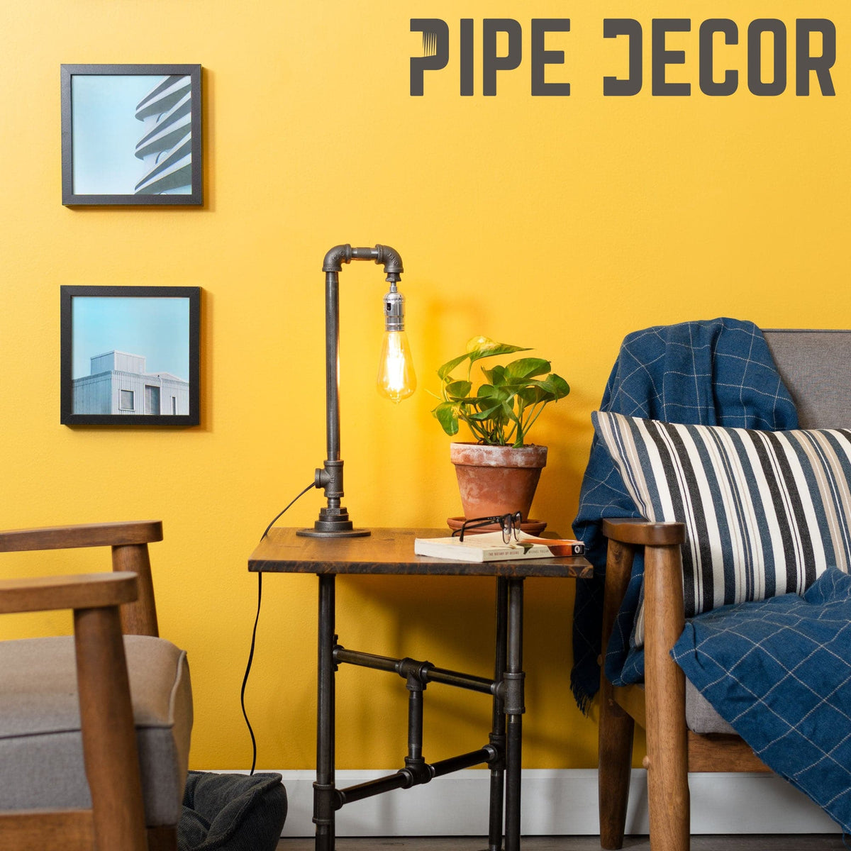 Reader Table Lamp By PIPE DECOR