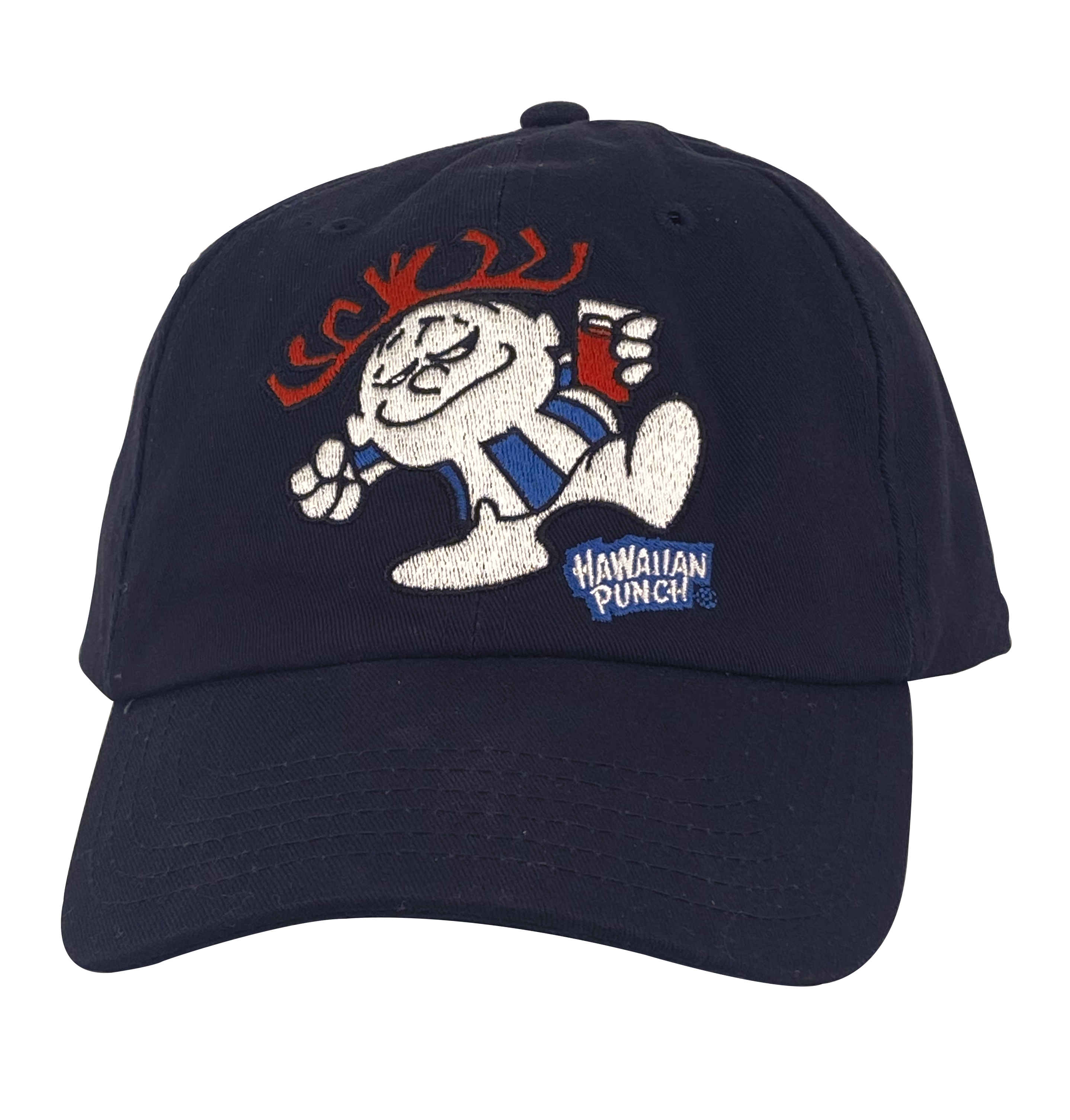 Hawaiian Punch Punchy Mascot Baseball Hat - Navy