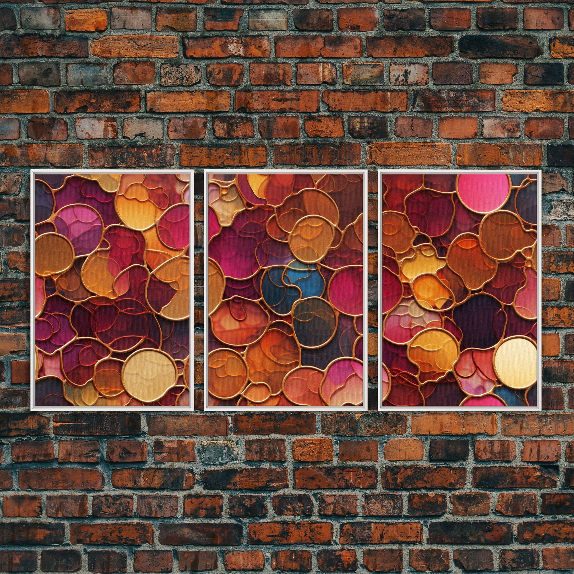 Abstract Wall Art, Colorful Wall Print, Canvas Print, Wall Art, 3 Piece Wall Art, Abstract Art Print, Modern Home Decor, Girls Room Decor