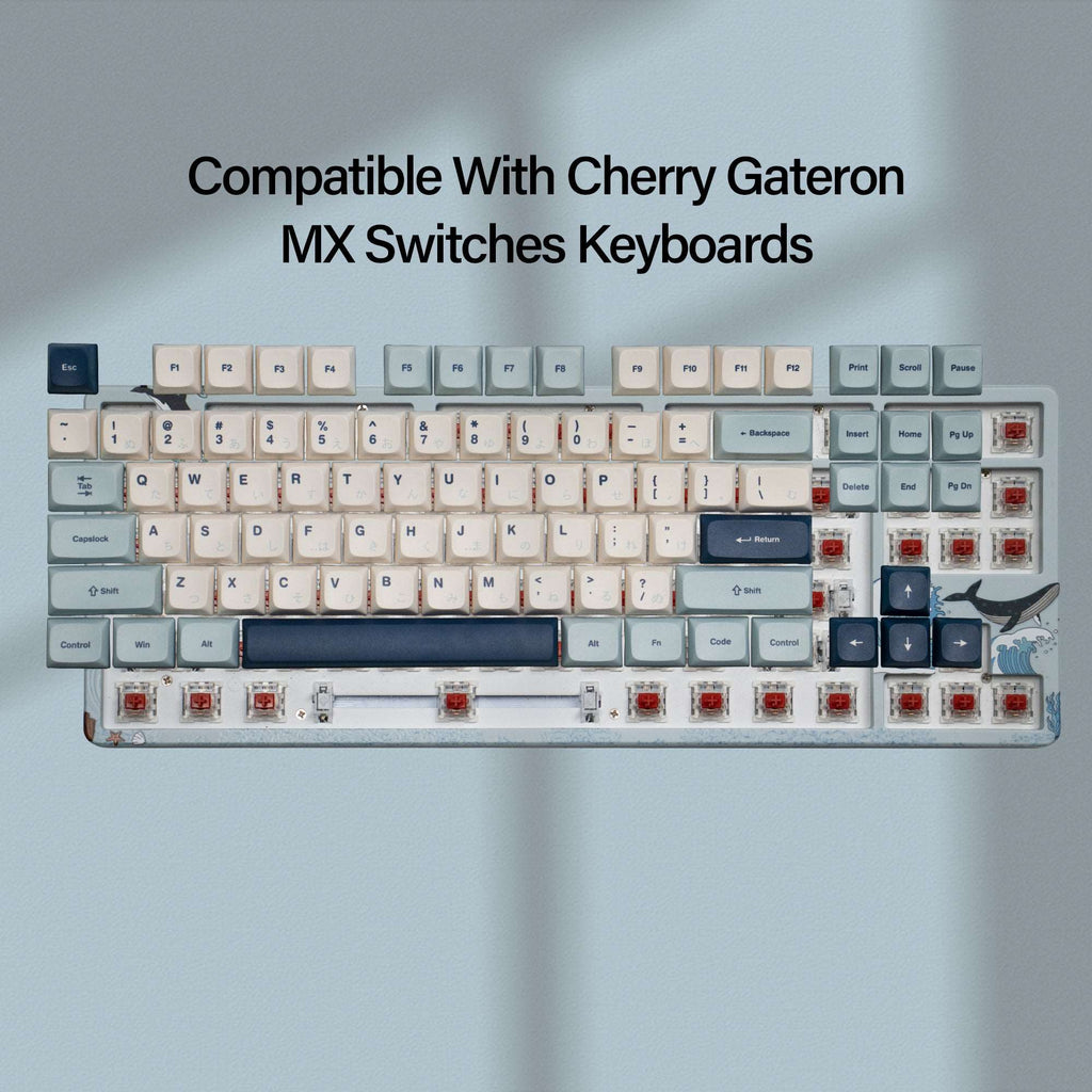 XVX Lavender Purple/Blue Dye-Sub XVX Profile Keycap Set (123-Key)