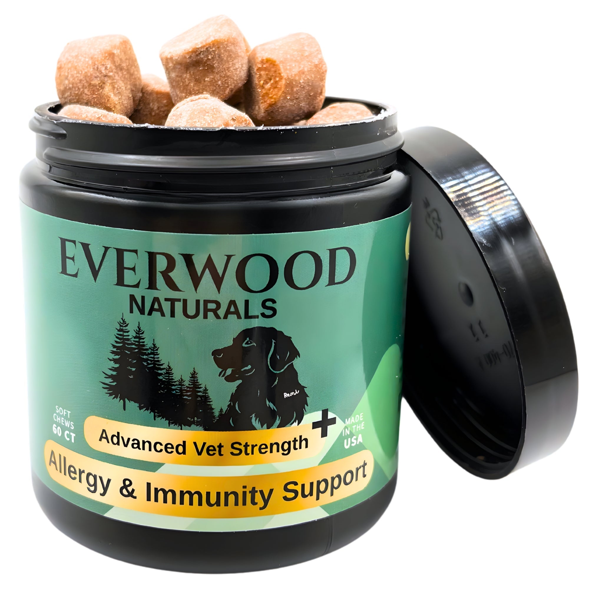 Everwood Naturals Advanced Vet Strength Allergy & Immunity Dog Supplement Chews