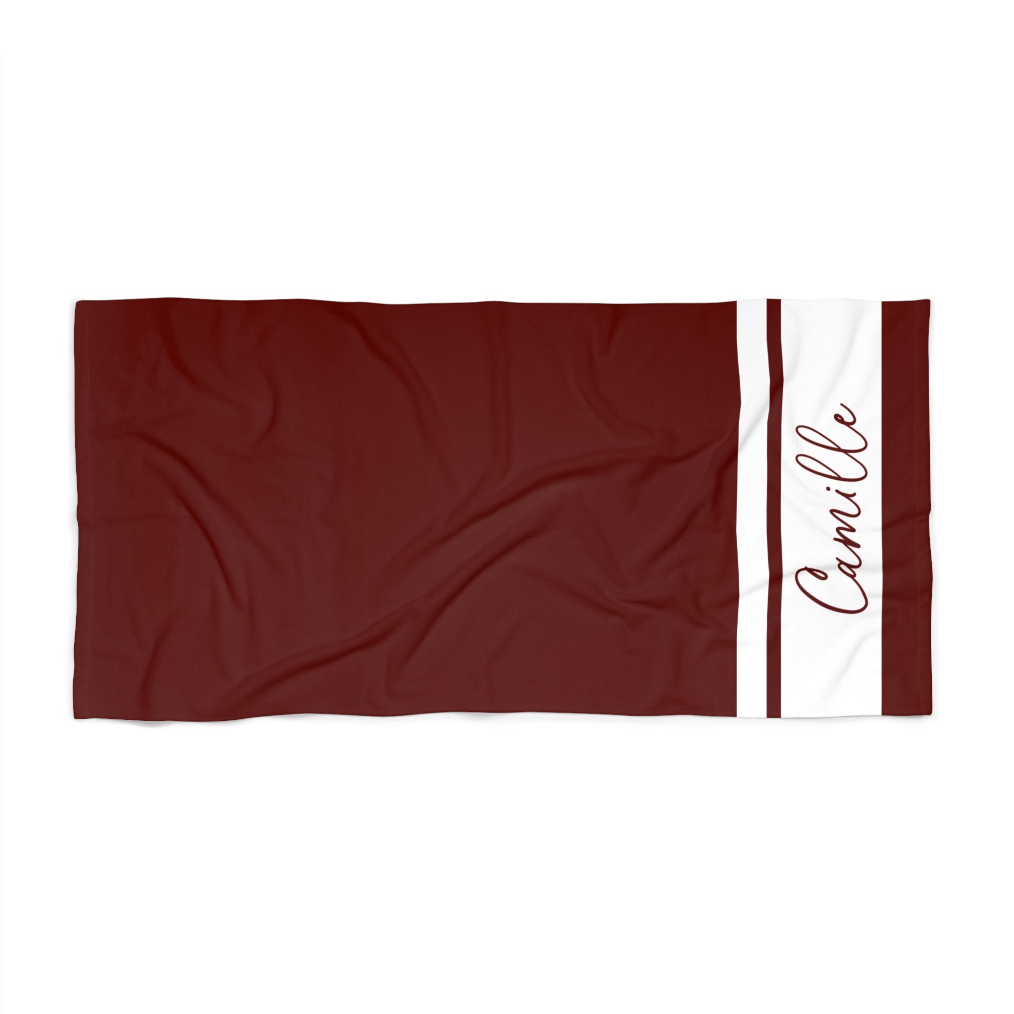 Custom Solid Beach Towel