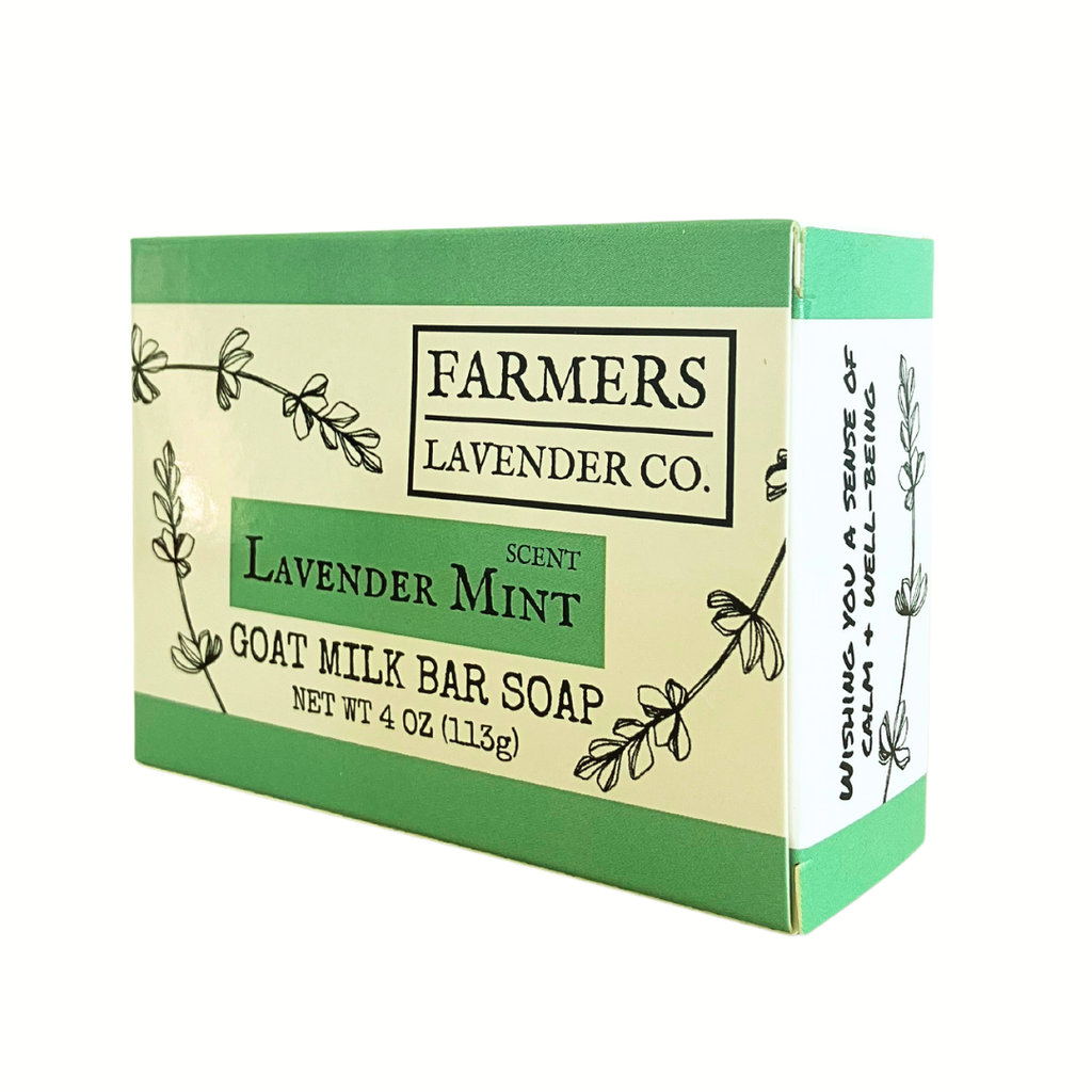 Lavender Mint Goat Milk Bar Soap