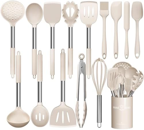 Stainless Steel Kitchen Cooking Utensil Set 15 pcs