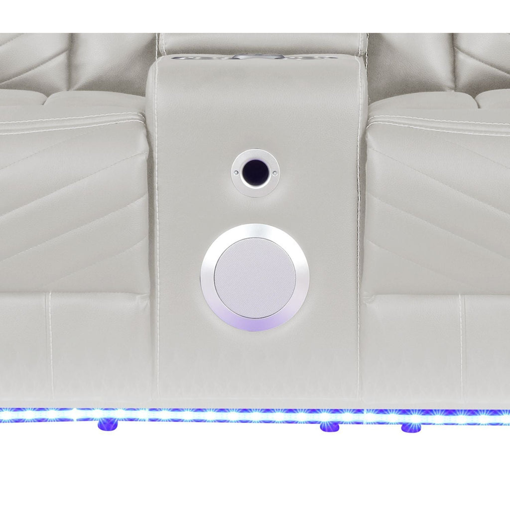 Challenger - LED Power Recliner Loveseat
