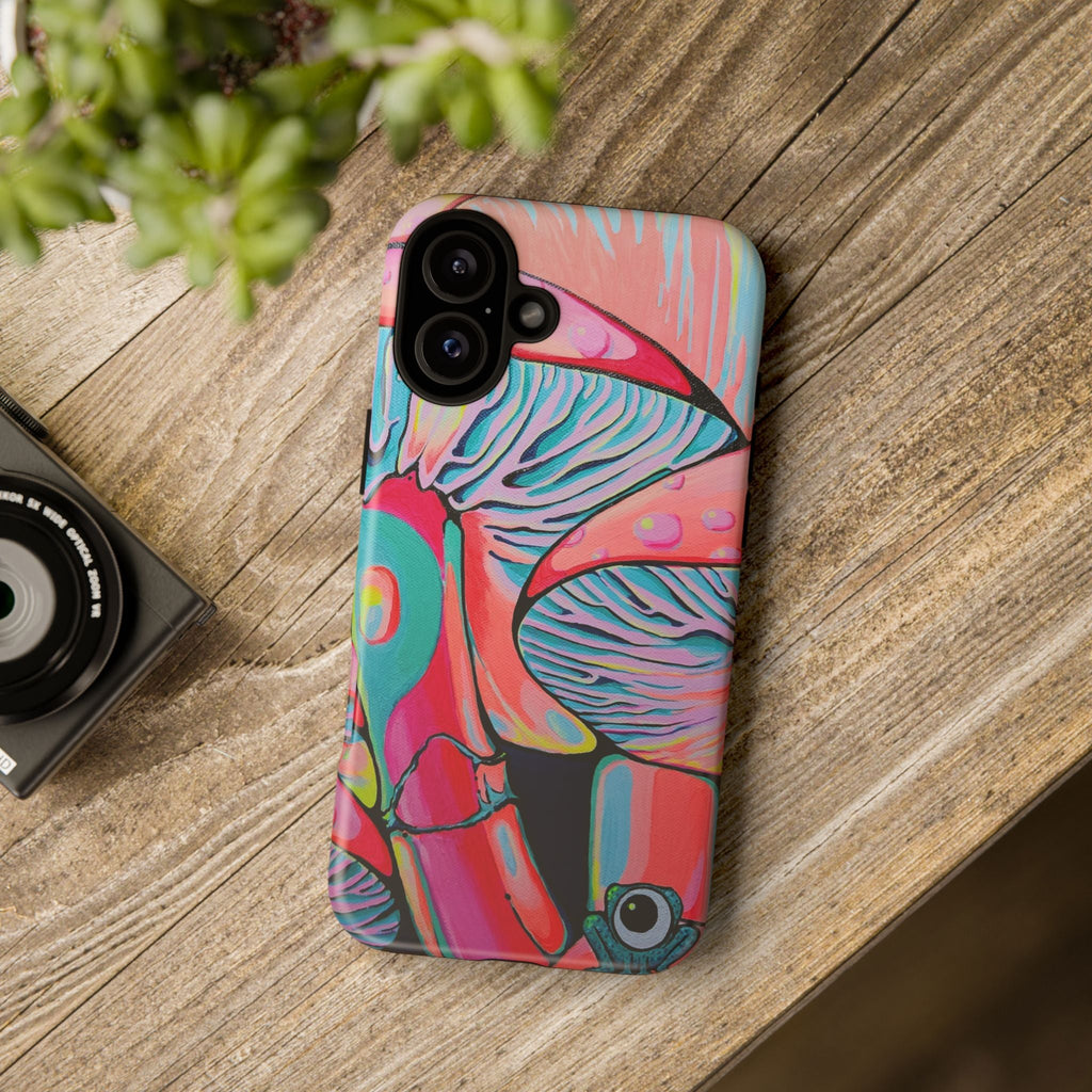 Trippy Mushrooms Tough Phone Case
