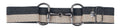 Bit Buckle Glitter Belt - Black Gold