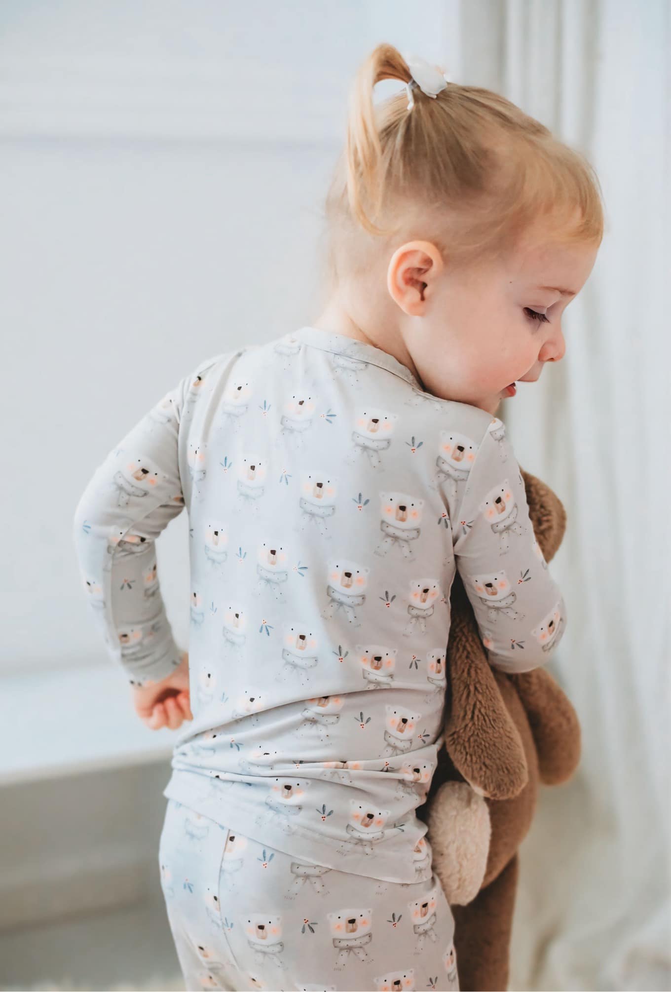 Polar Bear 2pc Bamboo Pajamas