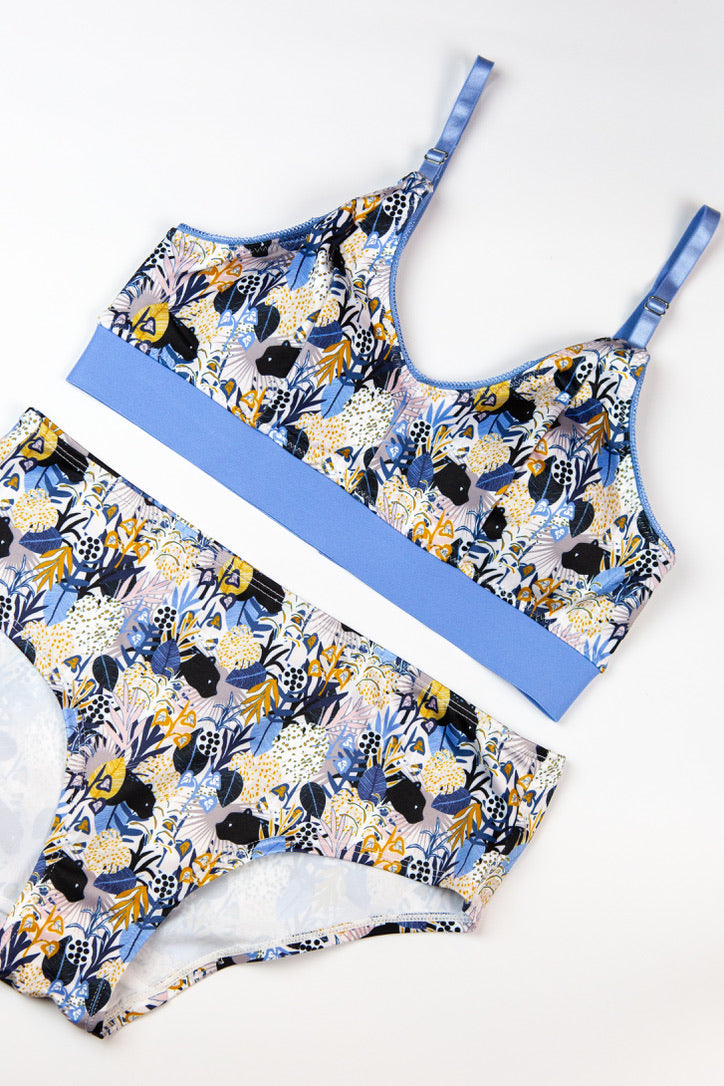 Panther Print Bra