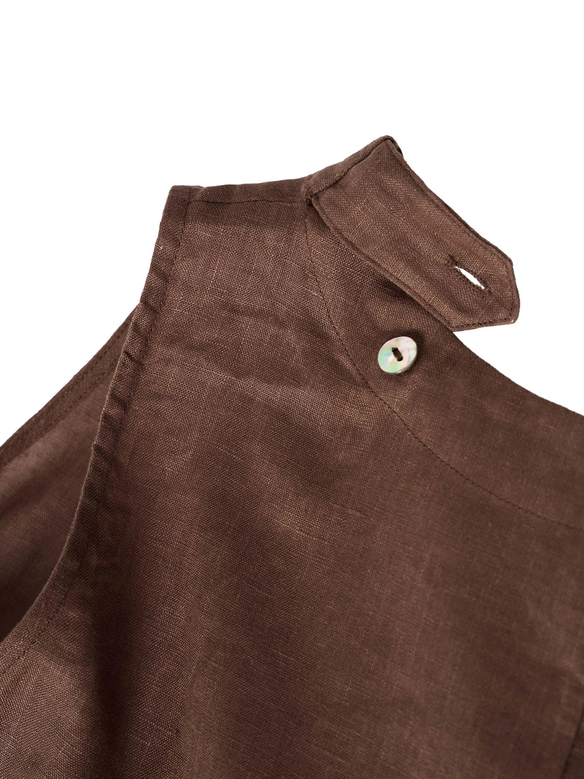 100% Linen Sleeveless Dress SIENNA