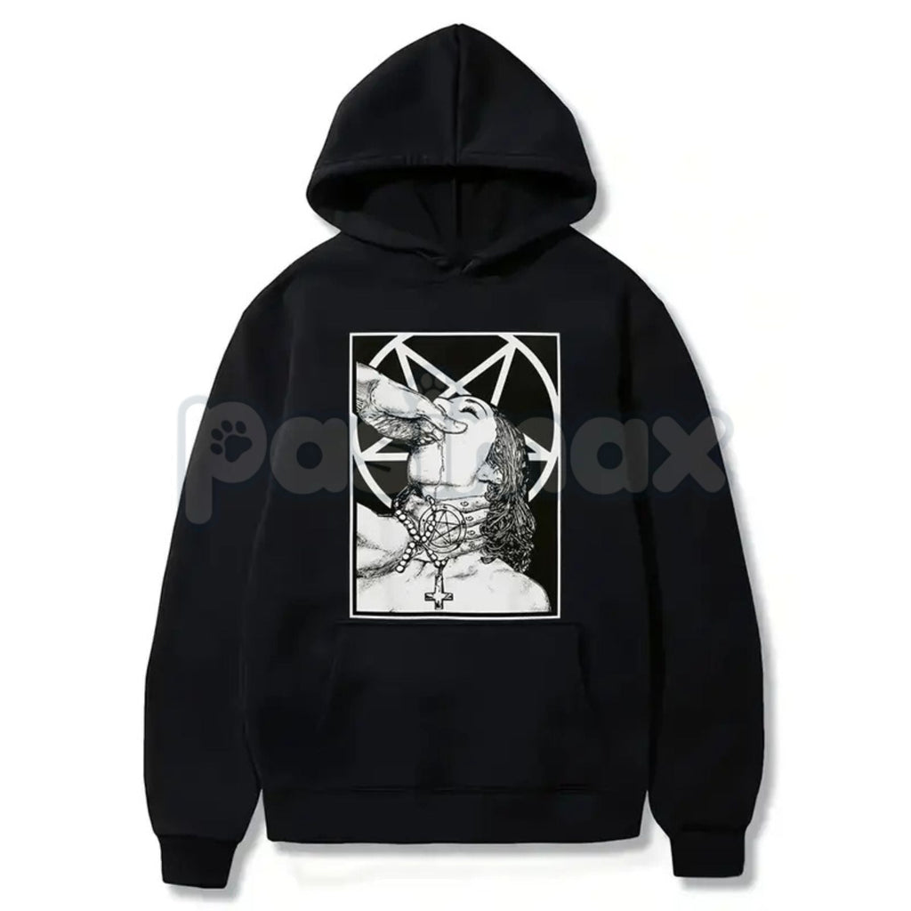 Unholy Nun Naughty Graphic T-Shirt – Dark Gothic Aesthetic Hoodie & Edgy Streetwear Sweatshirt
