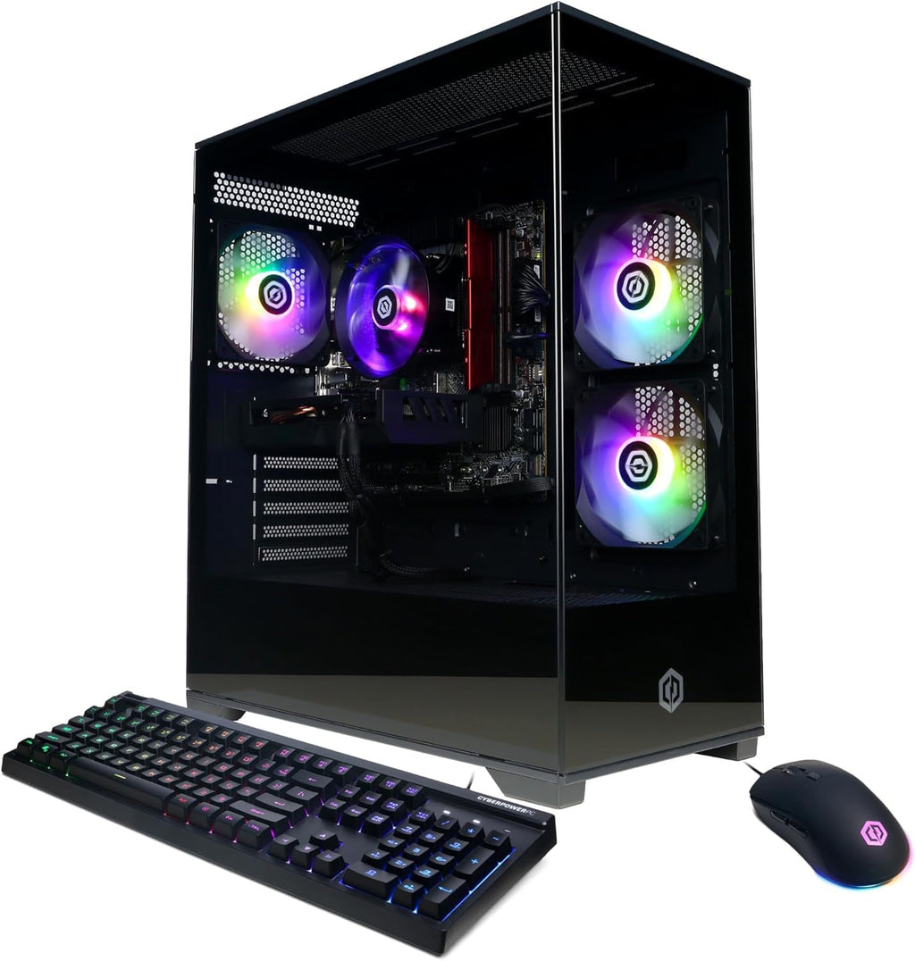 Cyberpowerpc Gamer Xtreme VR Gaming PC, Intel Core I5-13400F 2.5Ghz, Geforce RTX 5060 8GB, 16GB DDR5, 1TB Pcie 4.0 SSD, Wifi Ready & Windows 11 Home (Gxivr8060A40)