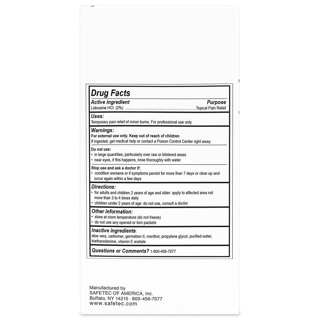 Burn Gel, .9gm Pouch, 144 per box