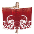 Cover Shawl Hawaiian Travel Beach Bath Towel Polynesian Seaside Quick-drying Wrap Yarn