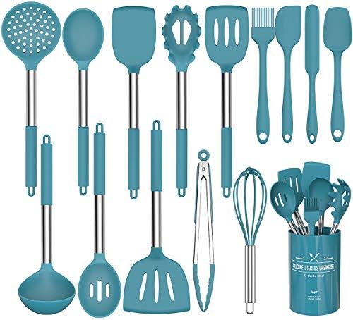 Stainless Steel Kitchen Cooking Utensil Set 15 pcs
