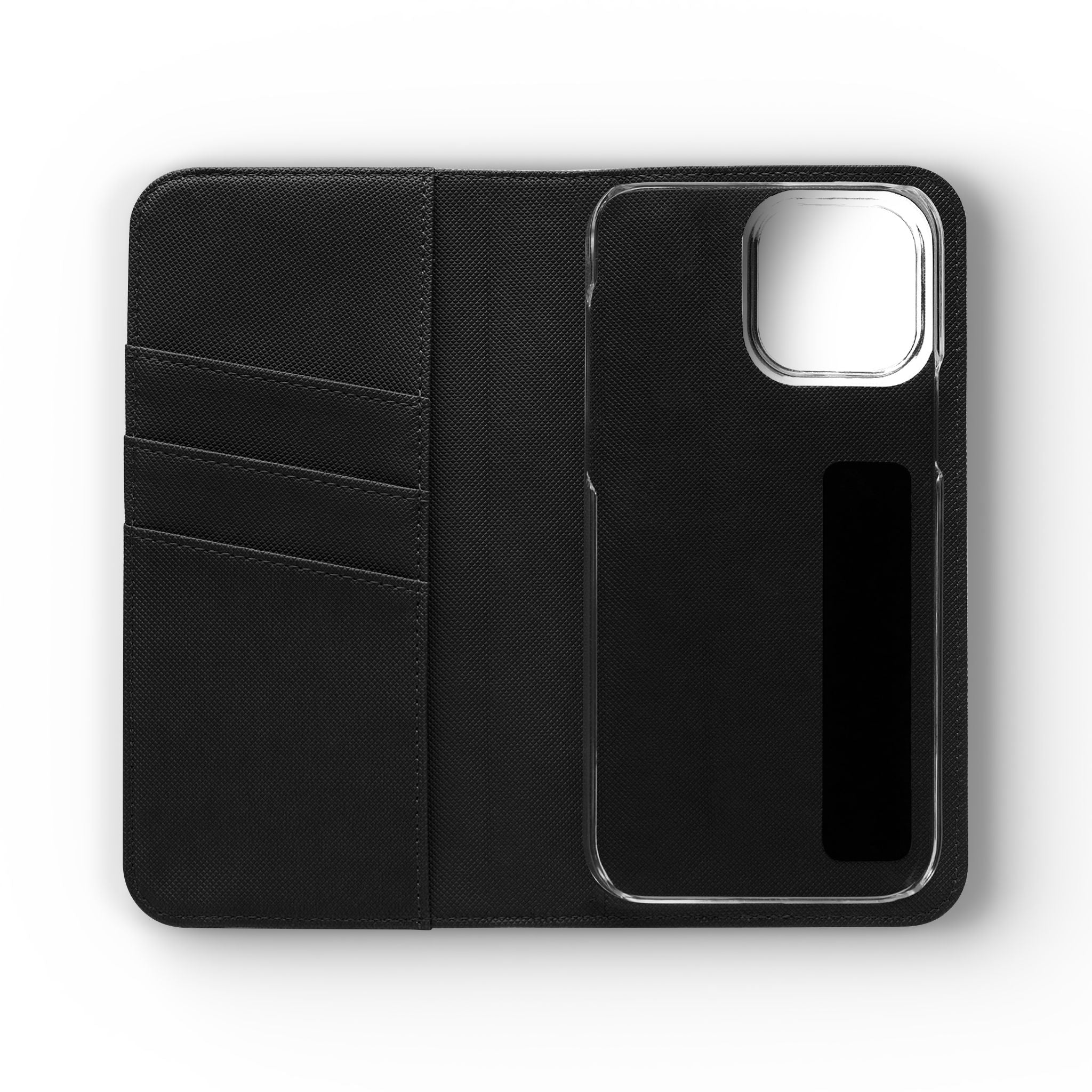 Neon Primitivo Bananas Flip Phone Case – Wallet Cover with Card Slots