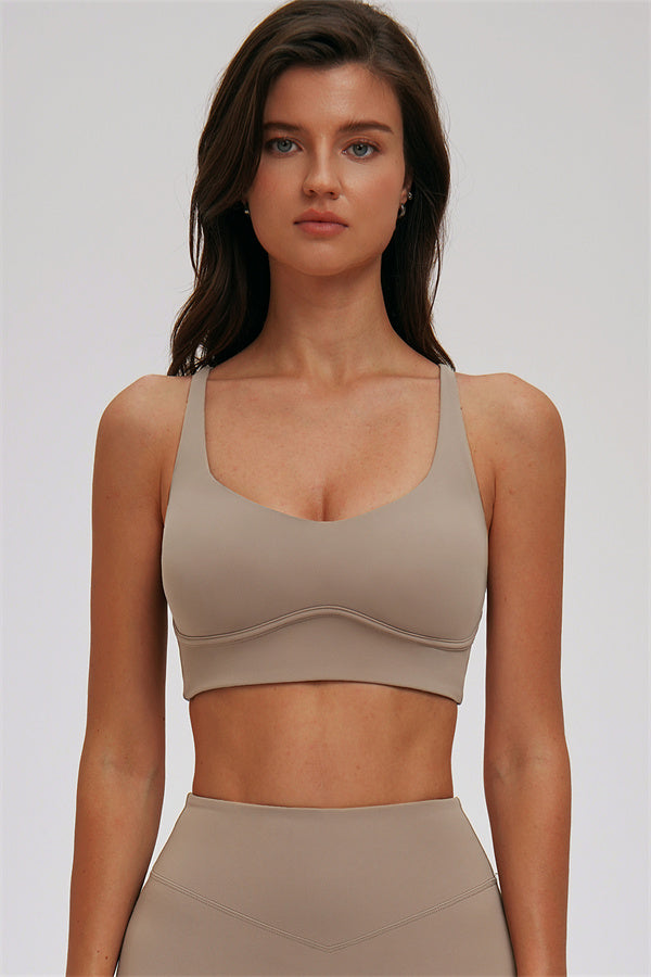 The Kinetic Cross Back Sports Bra