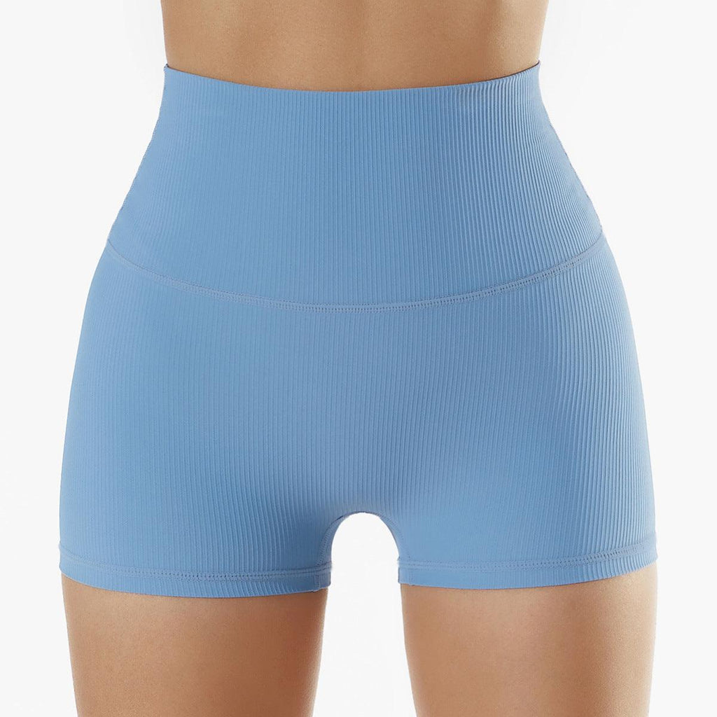 High-Waisted Ribbed Fitness Shorts | Butt Lifting & Flattering Activewear for Yoga, Running & More