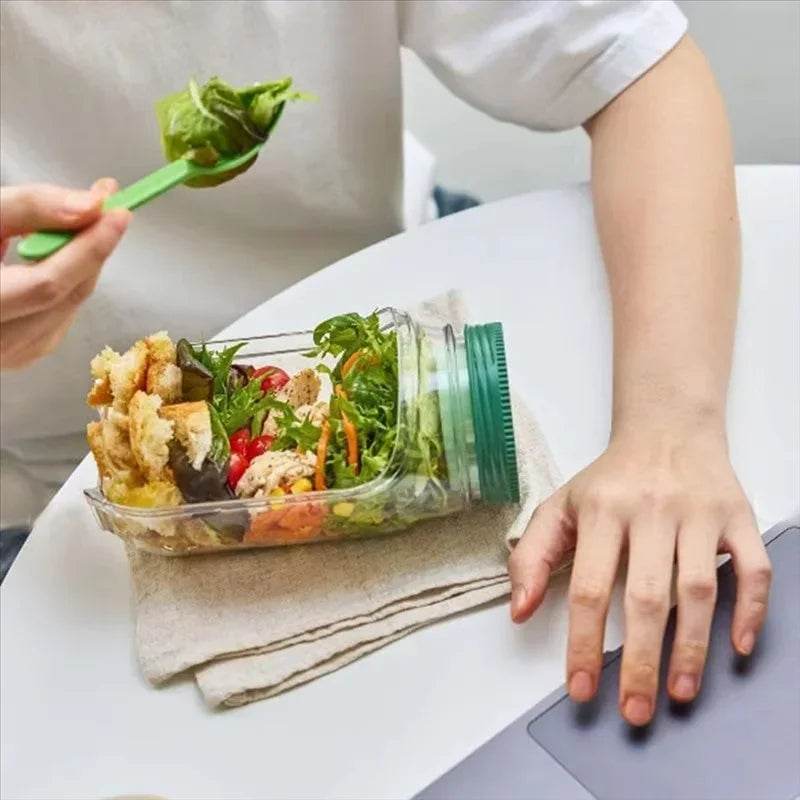 Leakproof Salad Pod Container – Portable Fresh Food & Fruit Storage Box